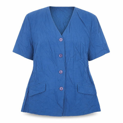 Bonmarché Womens Blue Jacket Blazer Size 18 Buckle