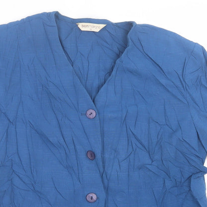 Womens UK Size 18 Bonmarché Blue Jacket