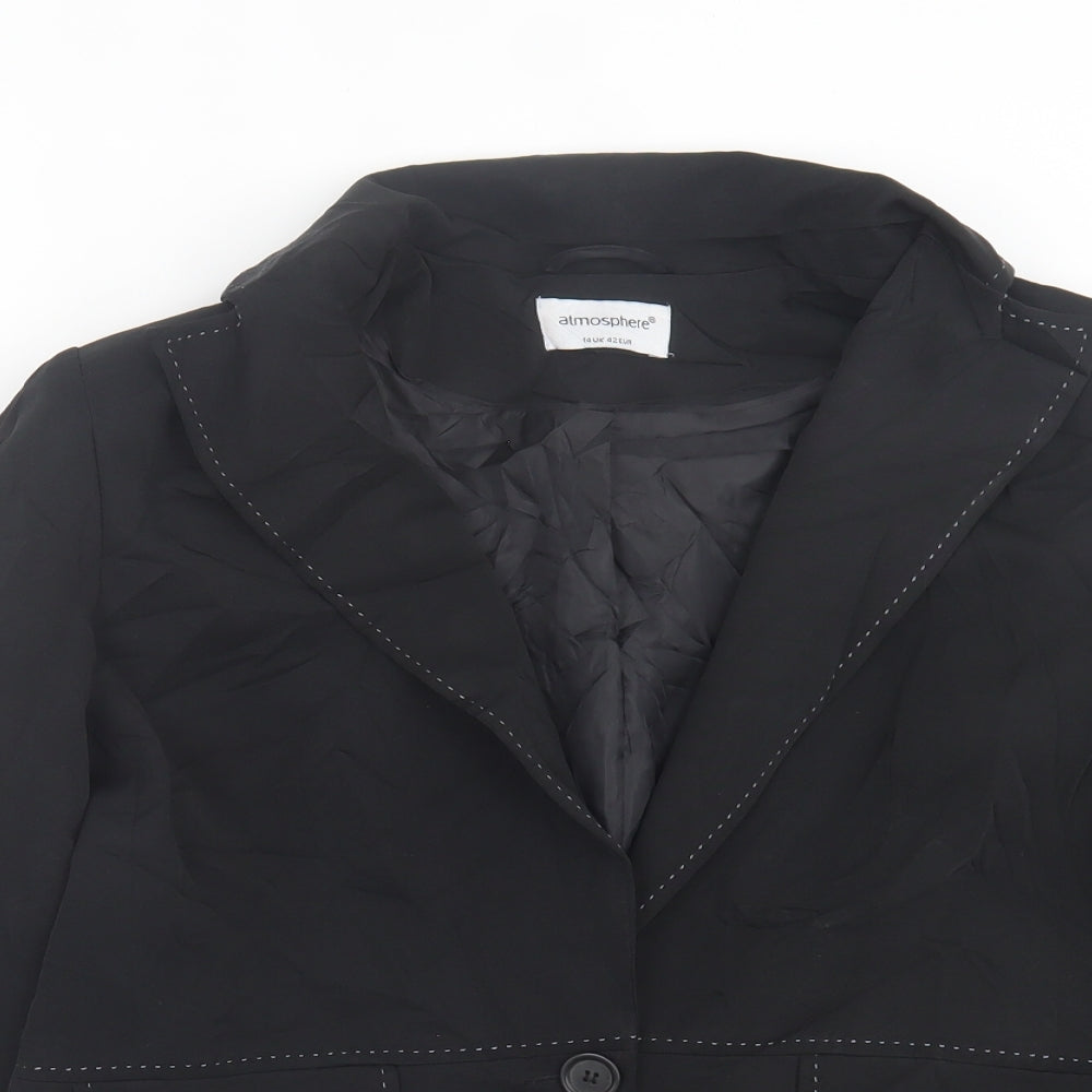 Womens UK Size 14 Atmosphere Black Jacket