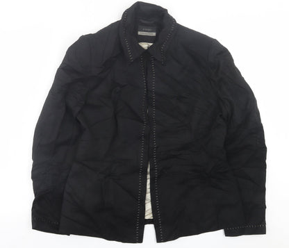 Principles Womens Black   Jacket Blazer Size 14  Hook & Eye