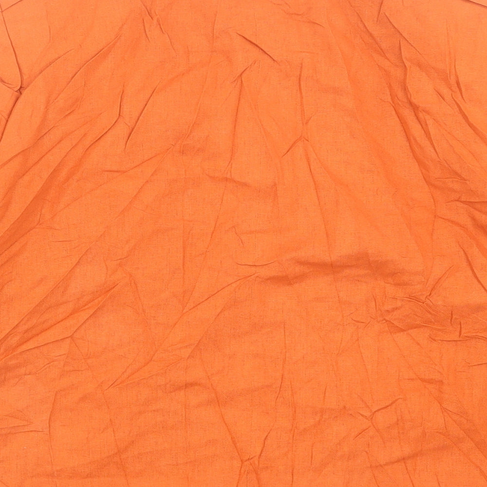 Klass Womens Orange   Jacket Blazer Size 16  Button