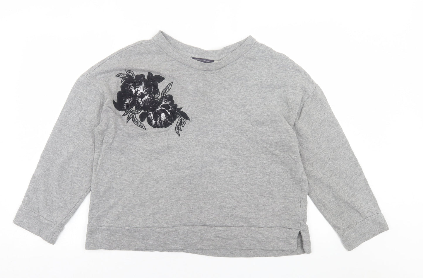 Womens UK Size 14 Marks and Spencer Grey Pullover Sweatshirt