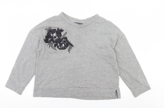 Womens UK Size 14 Marks and Spencer Grey Pullover Sweatshirt