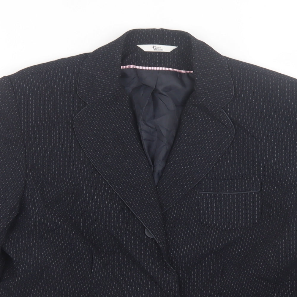 Womens UK Size 12 Klass Black Jacket