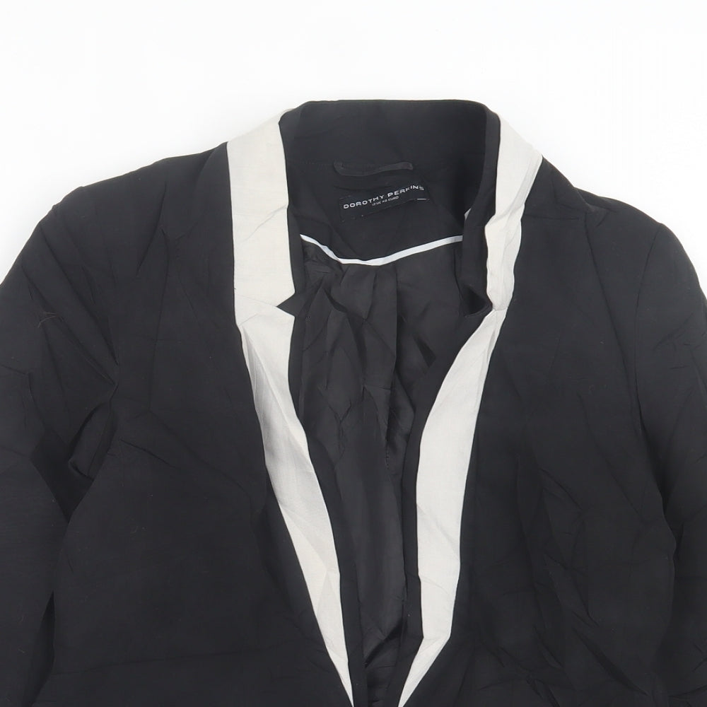 Womens UK Size 12 Dorothy Perkins Black Jacket