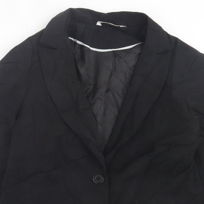 George Womens Black   Jacket Blazer Size 12  Button