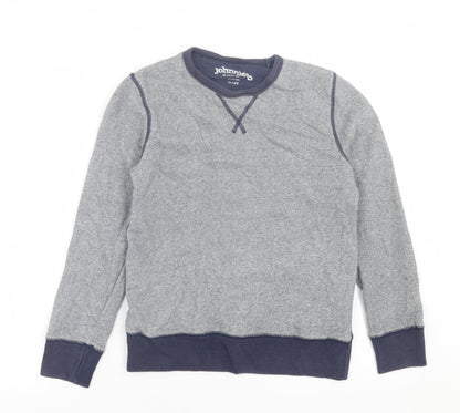 Johnnie B Boys Grey  Cotton Pullover Sweatshirt Size 11-12 Years  Pullover