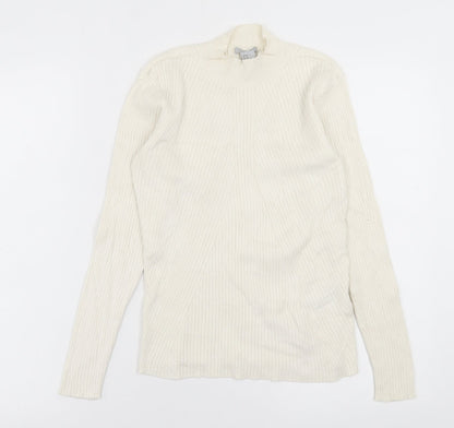 Womens UK Size M H&M Ivory Pullover Jumper
