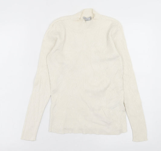 Womens UK Size M H&M Ivory Pullover Jumper