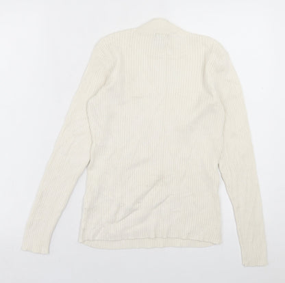 Womens UK Size M H&M Ivory Pullover Jumper