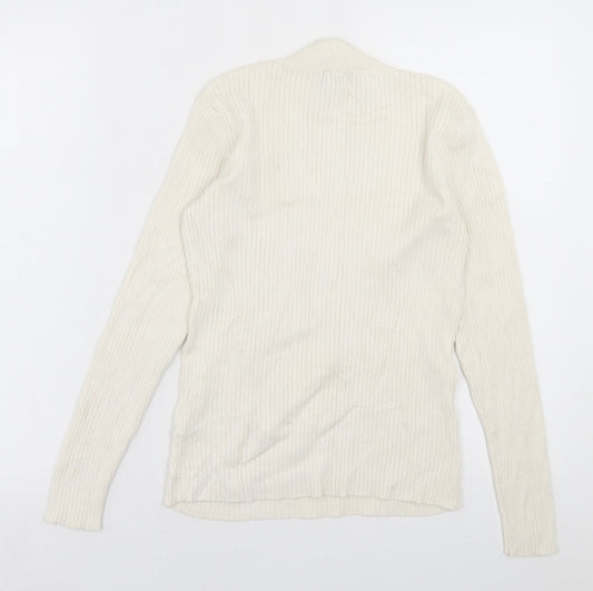 Womens UK Size M H&M Ivory Pullover Jumper