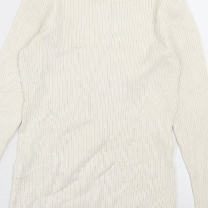 Womens UK Size M H&M Ivory Pullover Jumper