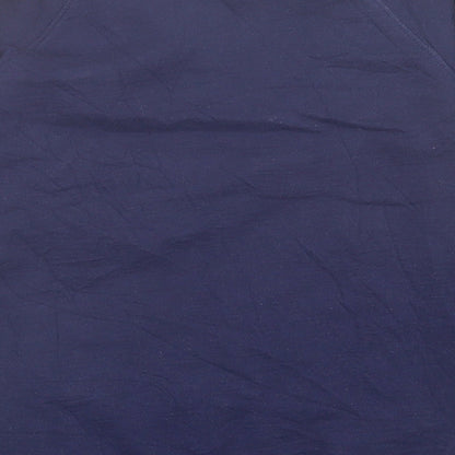 Old Navy Girls Blue Striped Cotton Pullover Sweatshirt Size 6-7 Years  Pullover