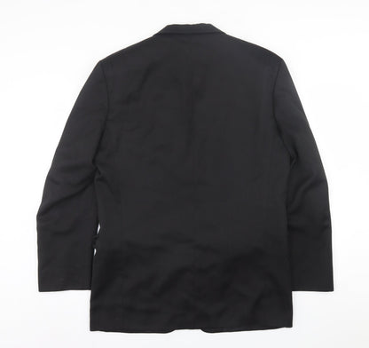 Mens UK Size 40 Burton Regular Black Suit Jacket