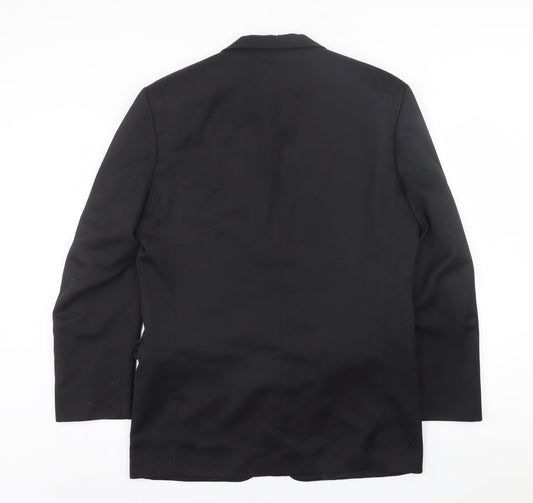 Mens UK Size 40 Burton Regular Black Suit Jacket