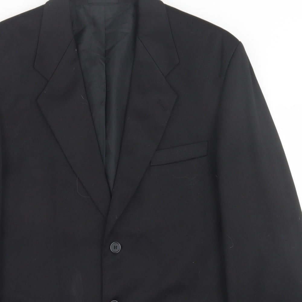 Mens UK Size 40 Burton Regular Black Suit Jacket