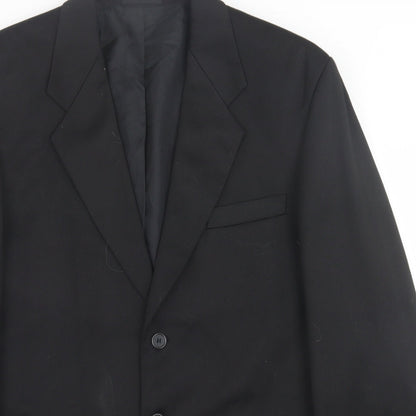Mens UK Size 40 Burton Regular Black Suit Jacket
