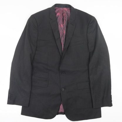 Mens UK Size 42 Limited collection Regular Black Suit Jacket