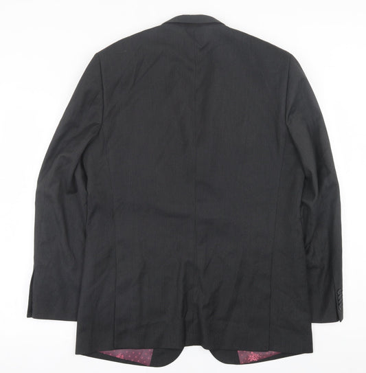Mens UK Size 42 Limited collection Regular Black Suit Jacket