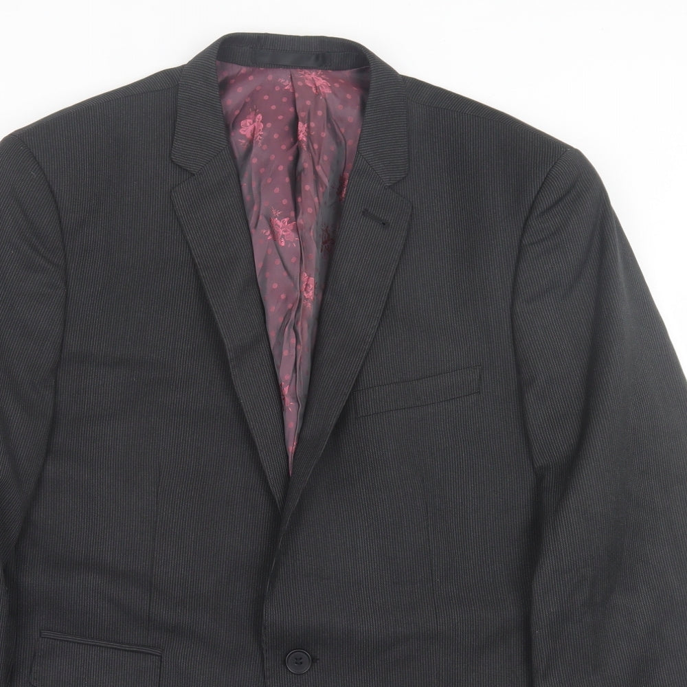 Mens UK Size 42 Limited collection Regular Black Suit Jacket