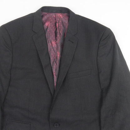 Mens UK Size 42 Limited collection Regular Black Suit Jacket