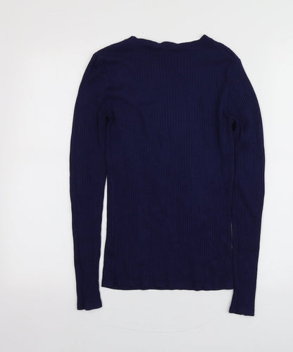 Womens UK Size S Oasis Blue Pullover Jumper