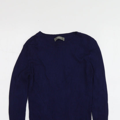Womens UK Size S Oasis Blue Pullover Jumper