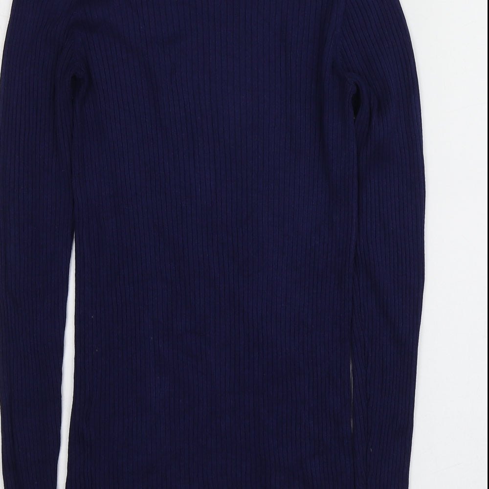 Womens UK Size S Oasis Blue Pullover Jumper