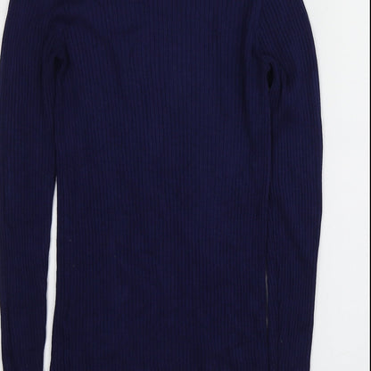 Womens UK Size S Oasis Blue Pullover Jumper