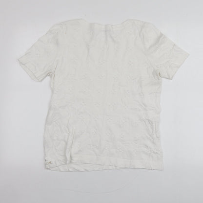 Womens UK Size 14 TU White Pullover Jumper