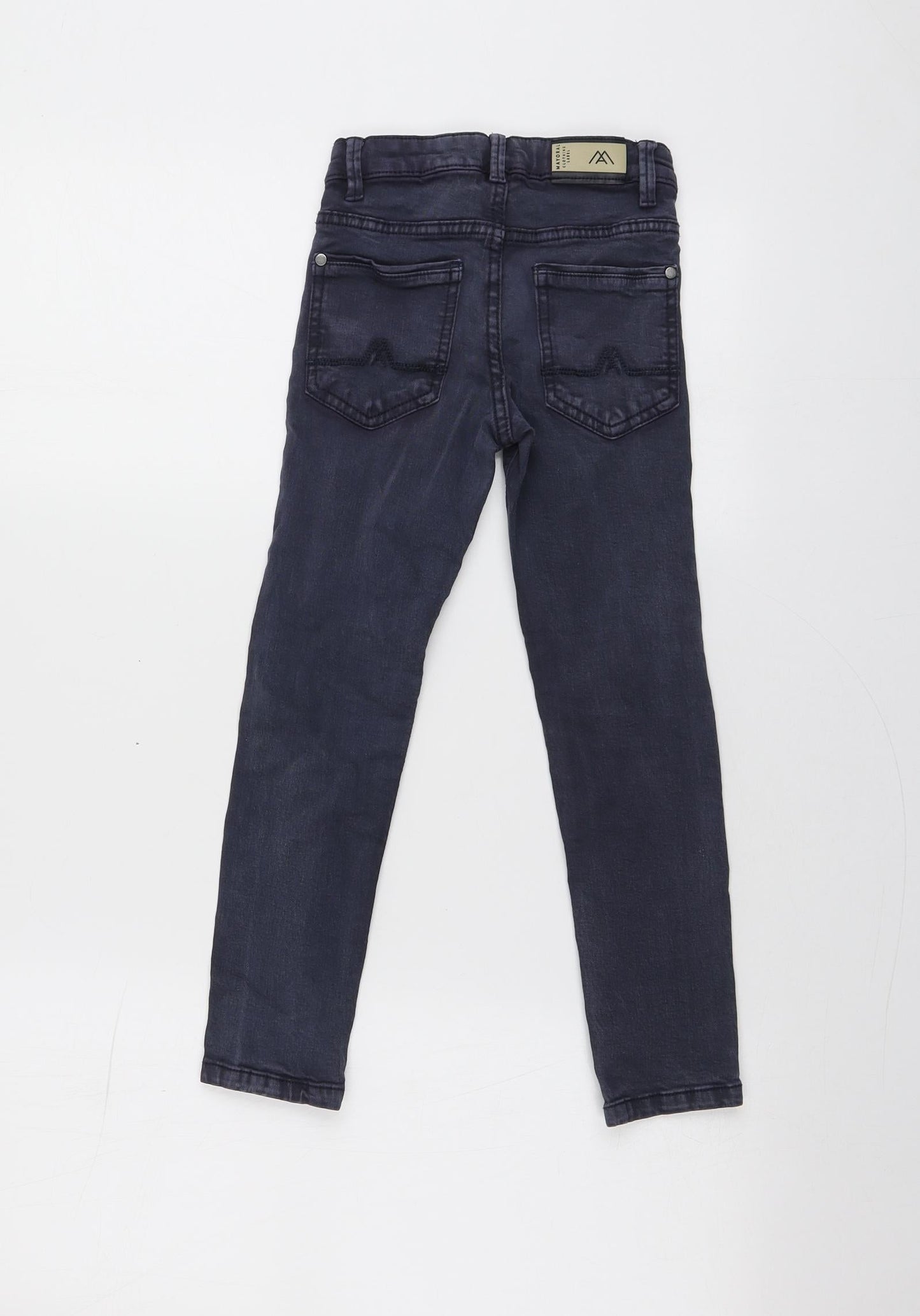 Mayoral Girls Blue  Cotton Skinny Jeans Size 6 Years  Regular
