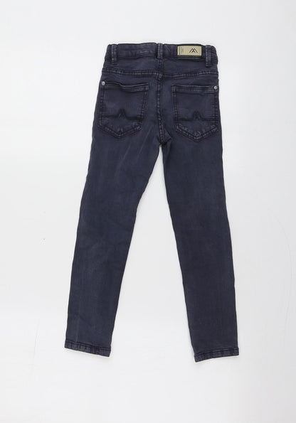 Mayoral Girls Blue  Cotton Skinny Jeans Size 6 Years  Regular