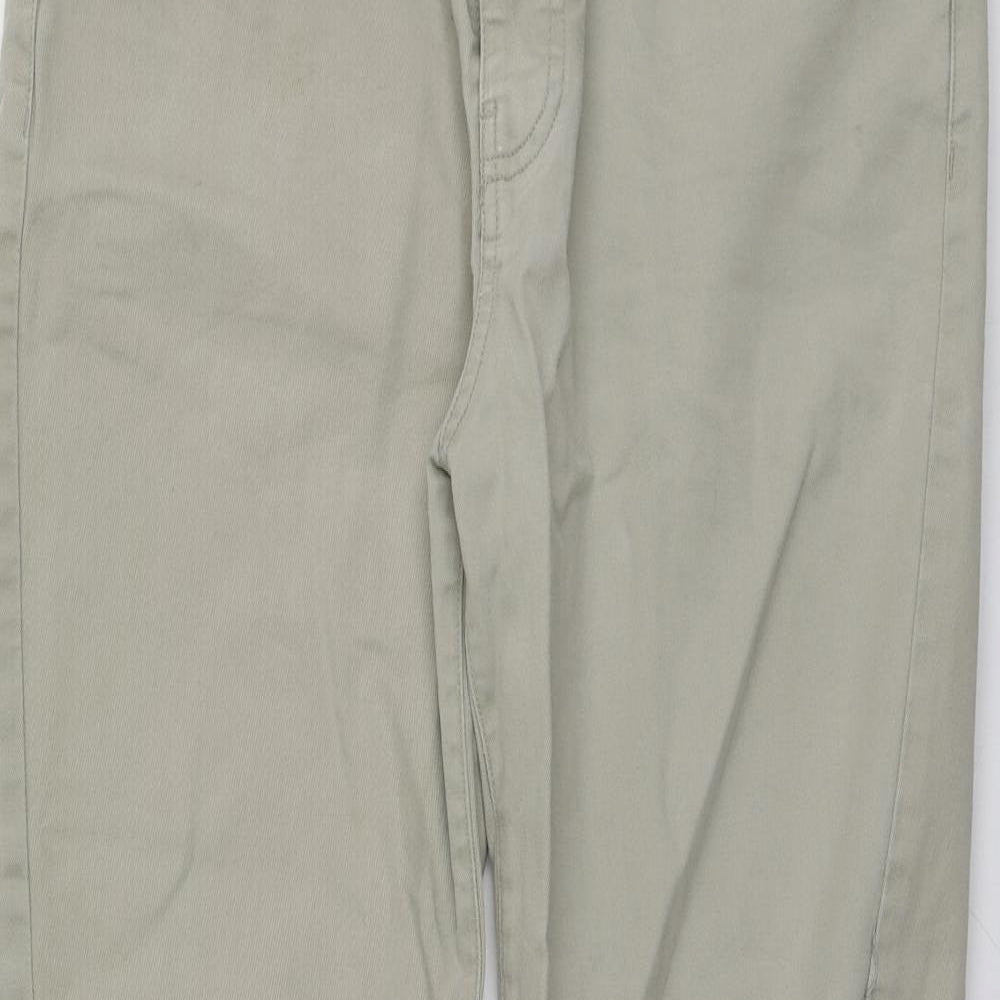 Fabric of Life Mens Beige  Cotton Trousers  Size 32 L29 in Regular