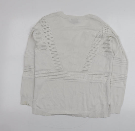 Womens UK Size 8 Topshop White Pullover Jumper