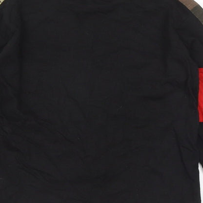 NEXT Boys Black  Cotton Basic Casual Size 6 Years Round Neck  - Skull print