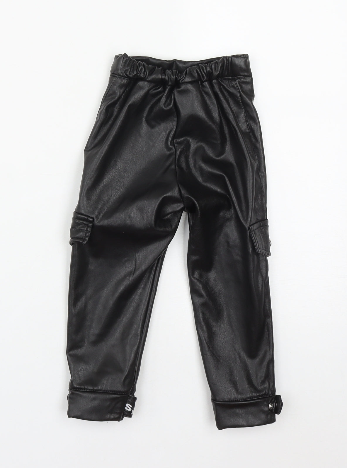 Bordo  Girls Black  Polyamide Cargo Trousers Size 3 Years  Regular