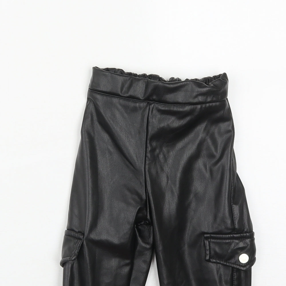 Bordo  Girls Black  Polyamide Cargo Trousers Size 3 Years  Regular