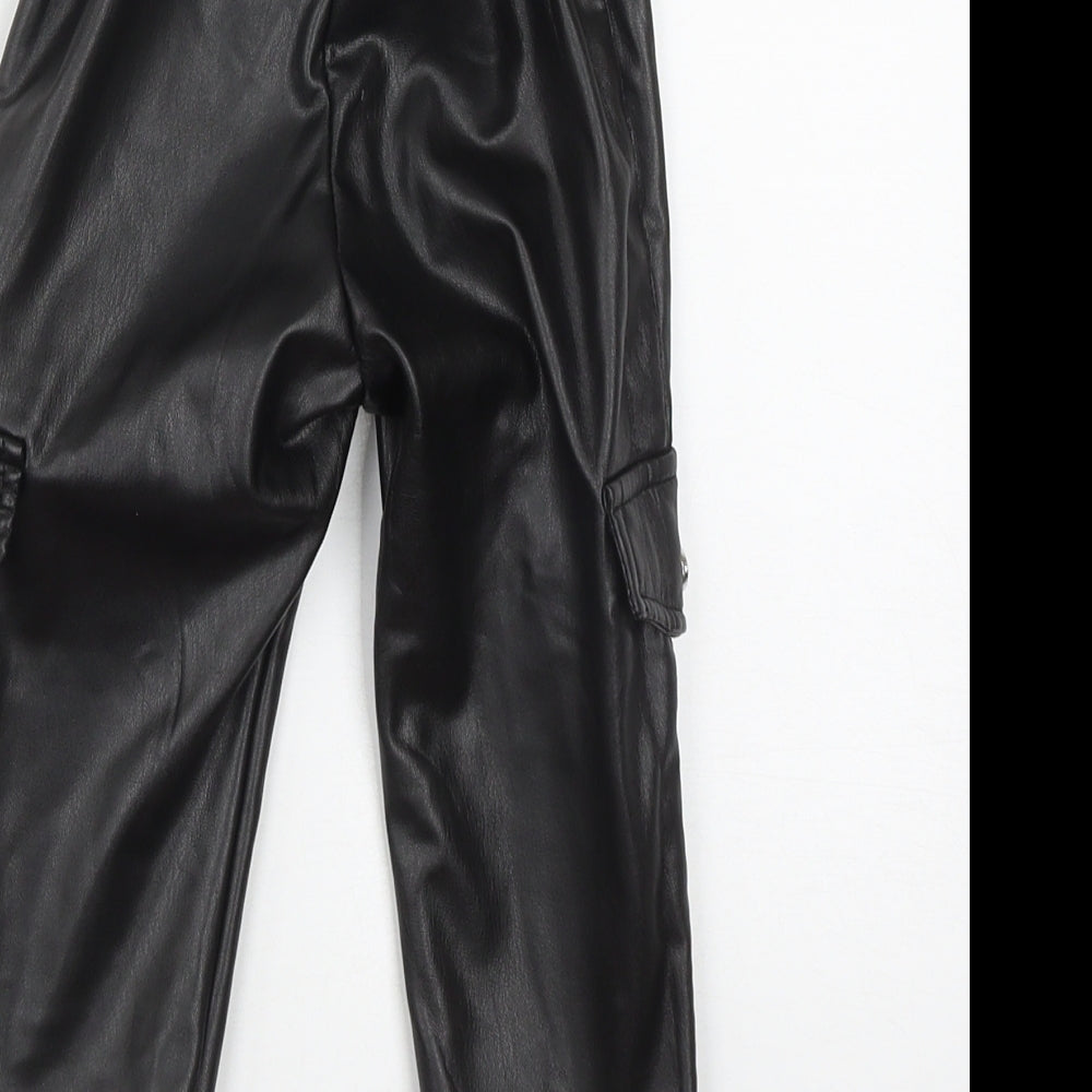 Bordo  Girls Black  Polyamide Cargo Trousers Size 3 Years  Regular