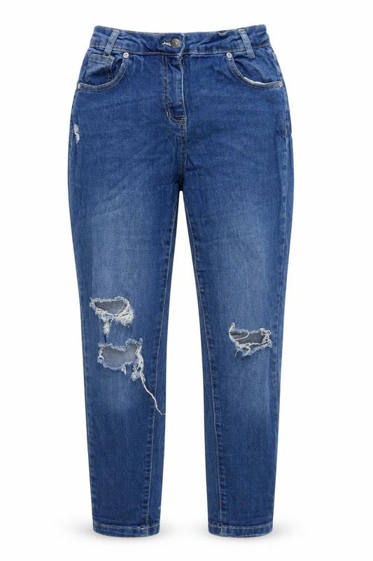 Womens UK Size 8 Parisian Regular Fit Straight Blue Jeans