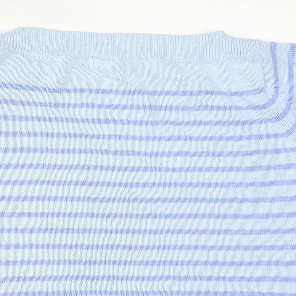 Womens UK Size M EWM Blue Pullover Jumper