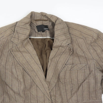 Womens UK Size 14 NEXT Brown Jacket