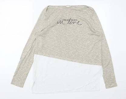 Womens UK Size 12 River Island Brown Pullover Jumper