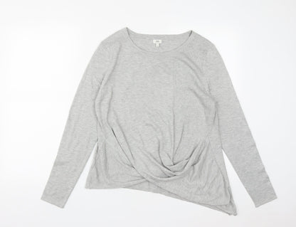 Womens UK Size 12 River Island Grey Pullover Jumper