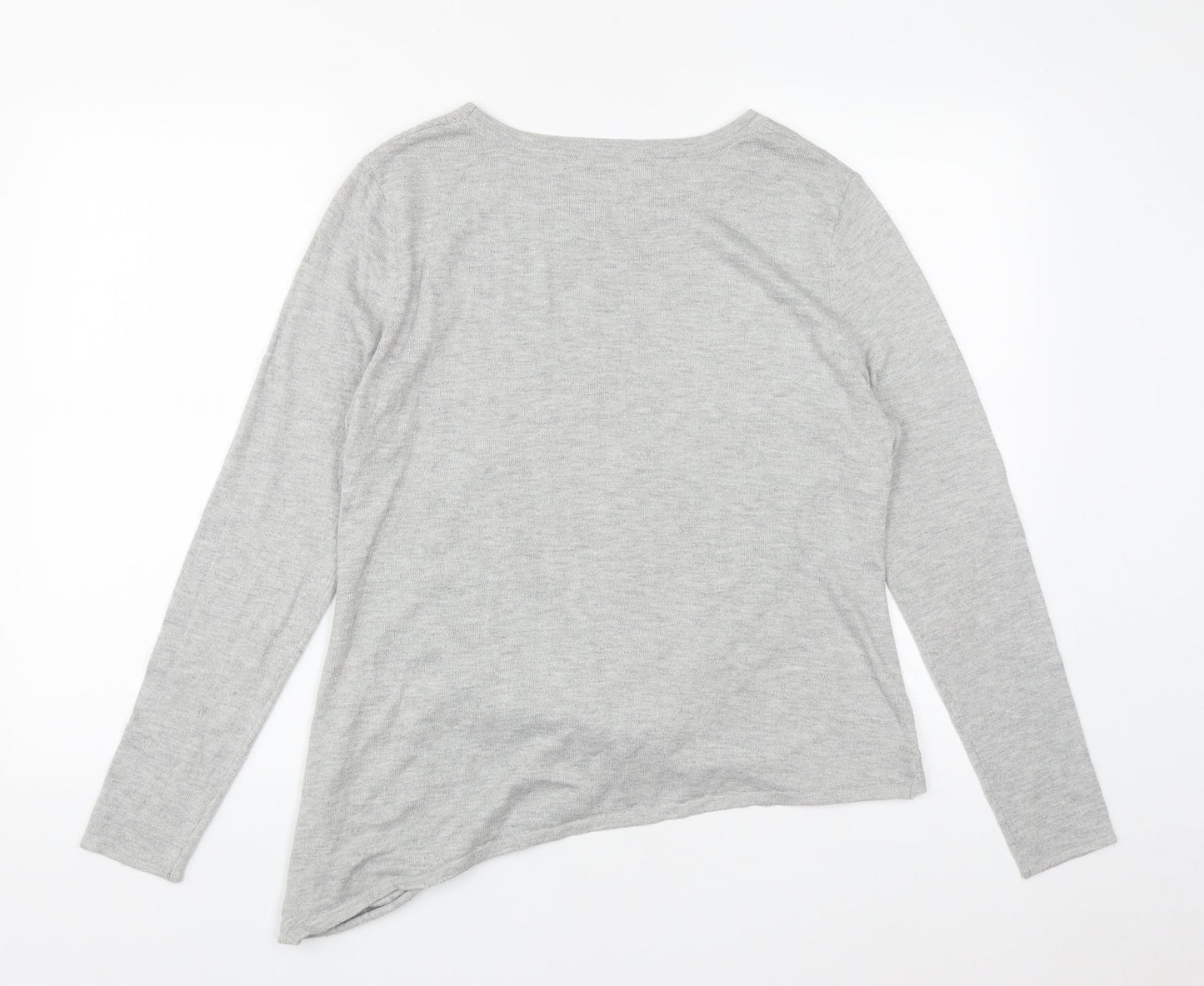 Womens UK Size 12 River Island Grey Pullover Jumper