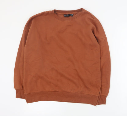 New Look Womens Brown  Polyester Pullover Sweatshirt Size 8  Pullover
