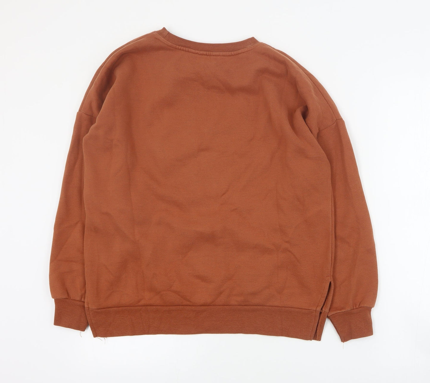 New Look Womens Brown  Polyester Pullover Sweatshirt Size 8  Pullover
