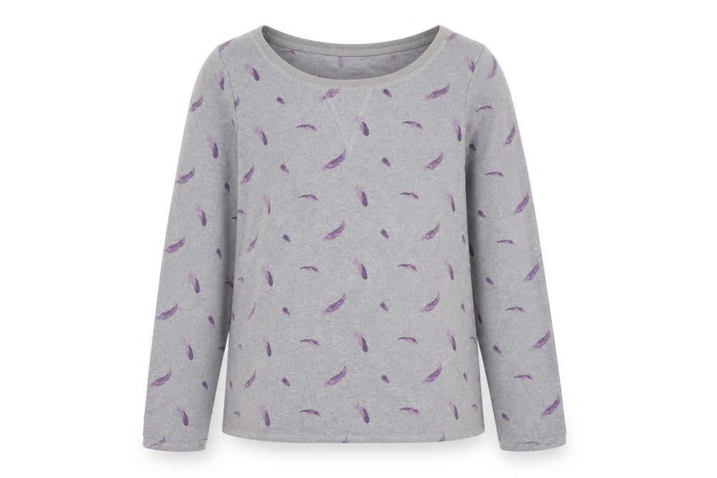 Womens UK Size S ESMARA Grey Pullover Sweatshirt
