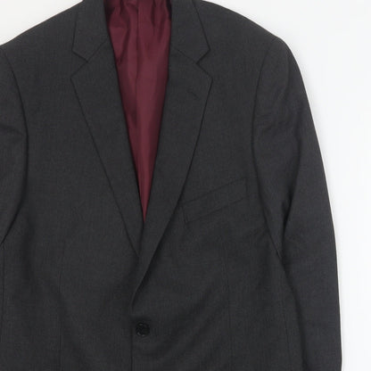 Mens UK Size L Marks and Spencer Regular Grey Suit Jacket