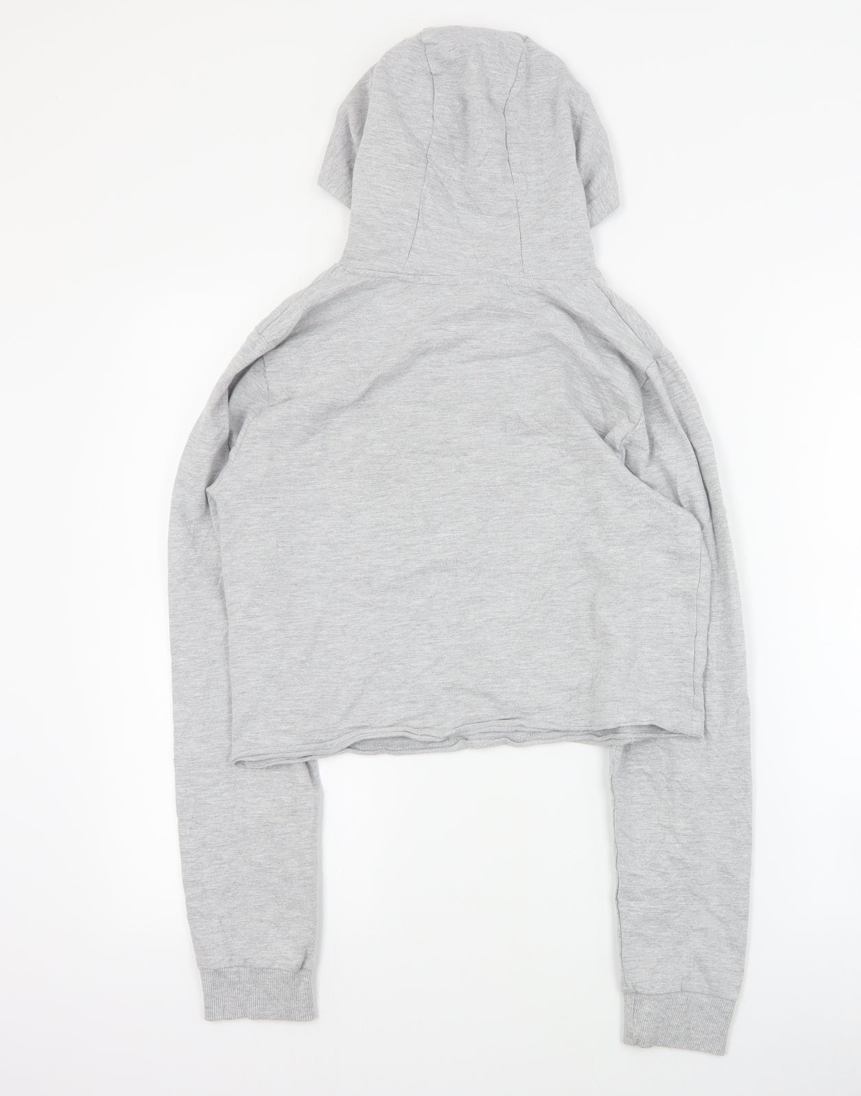 M&Co Girls Grey  Cotton Pullover Hoodie Size 13 Years  Pullover - Mickey Mouse