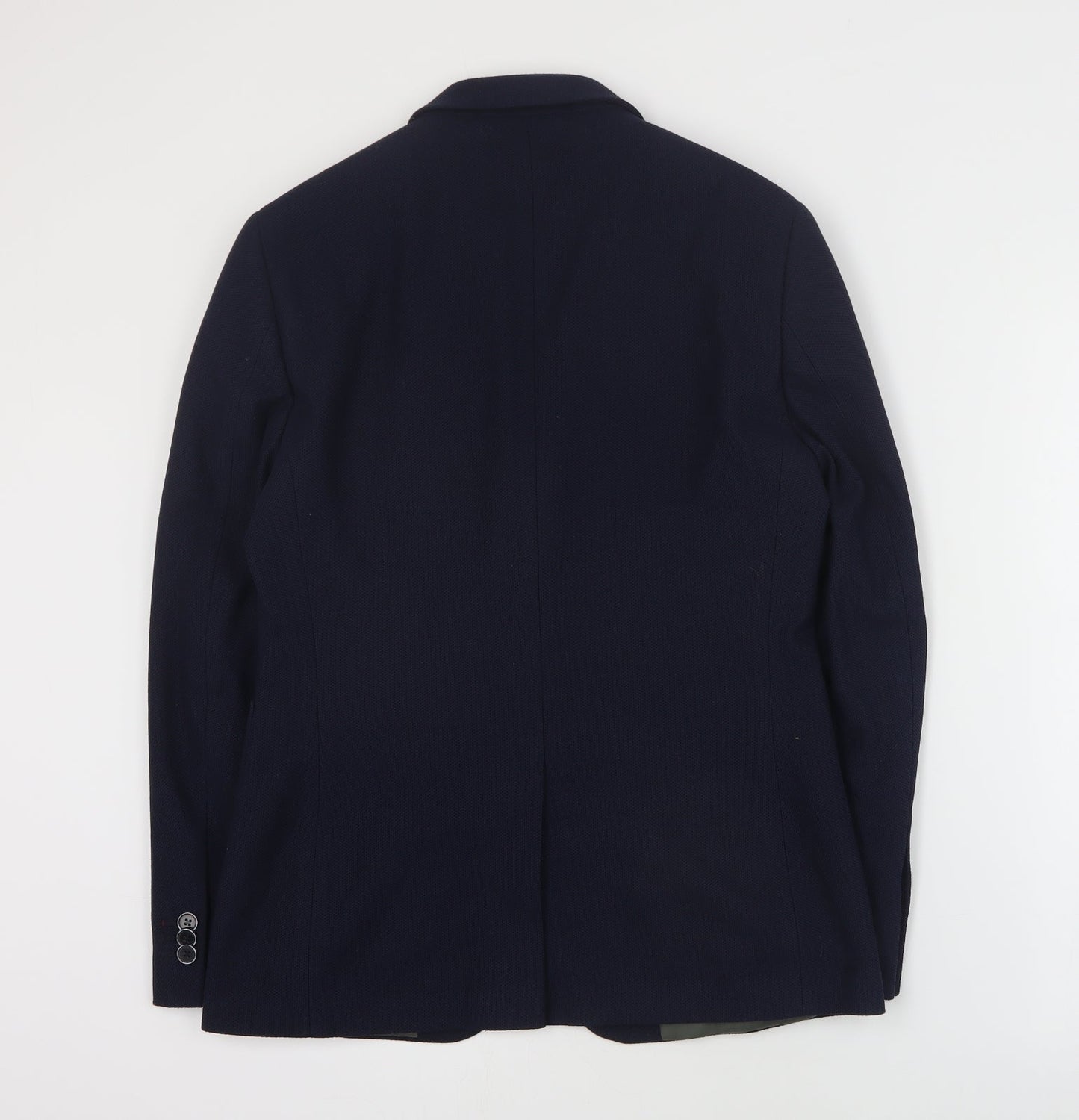 Mens UK Size S Burton Regular Blue Suit Jacket